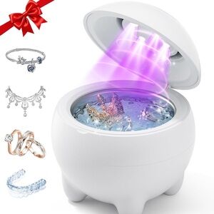 White Ultrasonic Jewelry Cleaner machine
